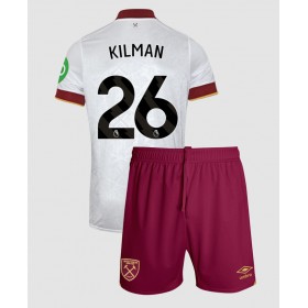 Dětské fotbalový komplet West Ham United Max Kilman #26 Tretí košile 2024-25 Krátkým Rukávem